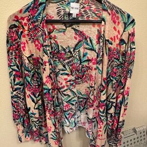 NIC+ZOE 3X Multicolor Lightweight Cardigan